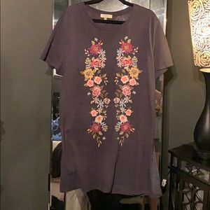 Floral T-Shirt dress